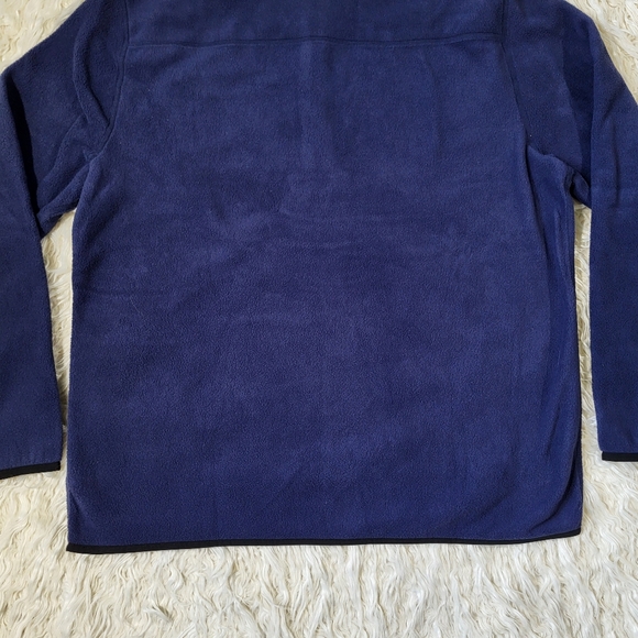 Vineyard Vines Mens Harbor Fleece Quarter-Snap Navy Size Large - Picture 12 of 15